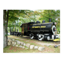 East Branch & Lincoln Train, Lincoln New Hampshire Postcard