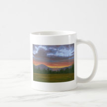 East Burke Vermont Sunset Coffee Mugs