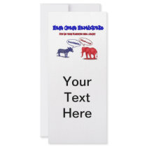East Coast Earthquake: Washington Shakeup Card Rack Card Design