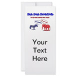East Coast Earthquake: Washington Shakeup Card Rack Card Design