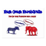 East Coast Earthquake: Washington Shakeup Cards Business Card Template