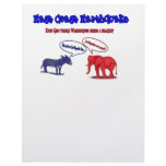 East Coast Earthquake: Washington Shakeup Paper Letterhead Template