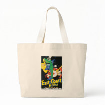 East Coast Frolics Vintage Travel Poster Canvas Bag