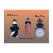 East Coast Lighthouses Post Card