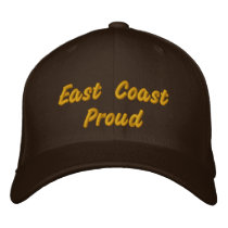 East Coast Proud Dark Brown Hat embroidered hats by eastcoastproud East Coast Proud Dark Brown Hat embroidered hats