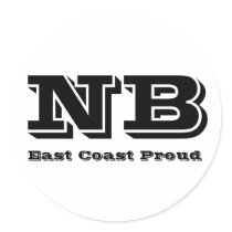 East Coast Proud New Brunswick Sticker by eastcoastproud East Coast Proud New Brunswick Sticker
