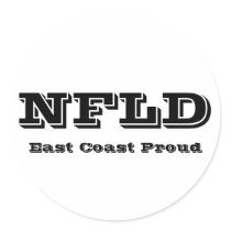 East Coast Proud Newfoundland Sticker by eastcoastproud East Coast Proud Newfoundland Sticker