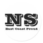 East Coast Proud Nova Scotia Sticker