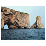 East end of Perce Rock from sea, late afternoon, Q flyers