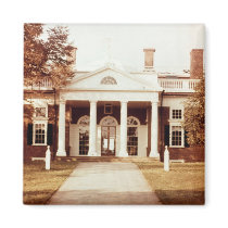 East Front of Monticello Refrigerator Magnets