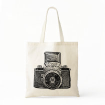 East German Camera - Black Bags