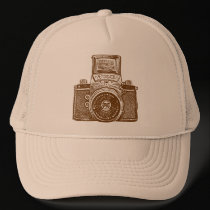 East German Camera - Brown hats by artberry East German Camera - Brown hats