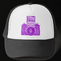East German Camera - Purple hats by artberry East German Camera - Purple hats
