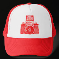East German Camera - Red hats by artberry East German Camera - Red hats