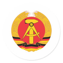 East Germany Coat Of Arms stickers by teyes143 East Germany Coat Of Arms stickers