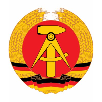 East Germany Coat Of Arms T Shirt by teyes143
