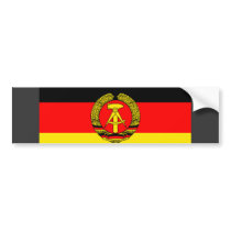 East Germany Flag bumper stickers