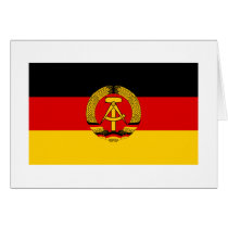 East Germany Flag cards by german_pride East Germany Flag cards