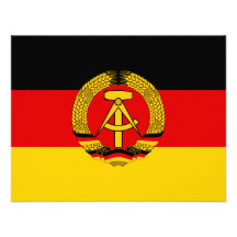 East Germany Flag Custom Invite