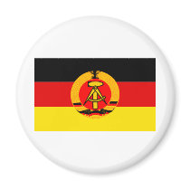 East Germany Flag Refrigerator Magnets