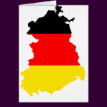 East-Germany flag map