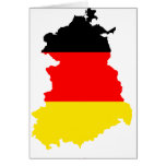 East-Germany flag map