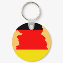 East-Germany flag map keychains