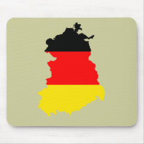 East-Germany flag map mousepads