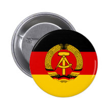 East Germany Flag Pinback Buttons