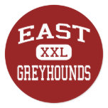 East - Greyhounds - High School - Duluth Minnesota Round Sticker