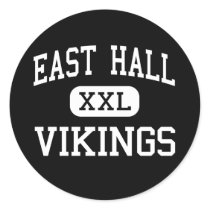 East Hall - Vikings - High - Gainesville Georgia stickers by customteamsportswear East Hall - Vikings - High - Gainesville Georgia stickers