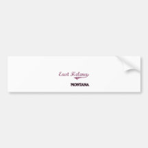 East Helena Montana City Classic Bumper Stickers