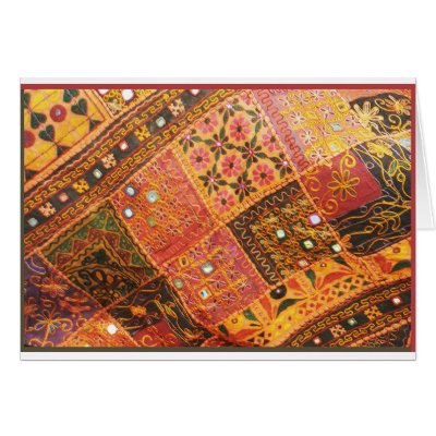 East Indian Fabrics Cards by picsofto