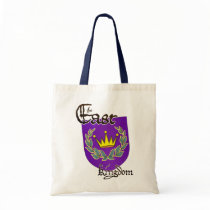 East Kingdom Text Logo budget tote bags