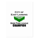 East Lansing Beer Pong Champion Post Cards