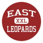 East - Leopards - High - Salt Lake City Utah Round Stickers