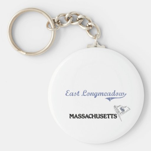 East Longmeadow Massachusetts City Classic Key Chain