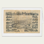 East Los Angeles, CA. Panoramic Map 1888 (0900A) cards