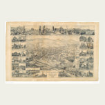 East Los Angeles, CA. Panoramic Map 1888 (0900A) posters