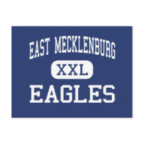 East Mecklenburg - Eagles - High - Charlotte postcards