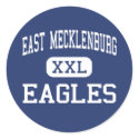 East Mecklenburg - Eagles - High - Charlotte stickers