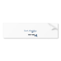 East Moriches New York City Classic Bumper Stickers
