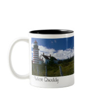 East n West Quoddy Lighthouse MUG