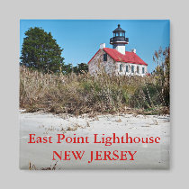 East Point Lighthouse, New Jersey Magnet magnets