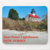 East Point Lighthouse, New Jersey Mousepad mousepads