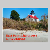 East Point Lighthouse, New Jersey Postcard postcards
