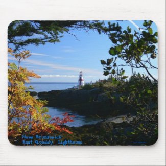 East Quoddy Lighthouse - Mousepad mousepad