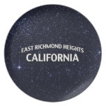 East Richmond Heights California Party Plate