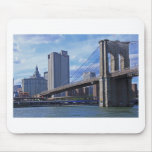 East River: Brooklyn Bridge &amp; Municipal Building Mouse Pad