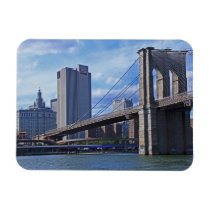 East River: Brooklyn Bridge & Municipal Building Magnet